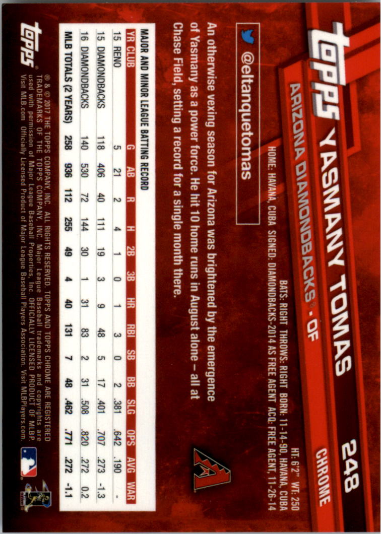 Béisbol Topps 2017 cromo edición zafiro 201-300 tú eliges - Imagen 97 de 197