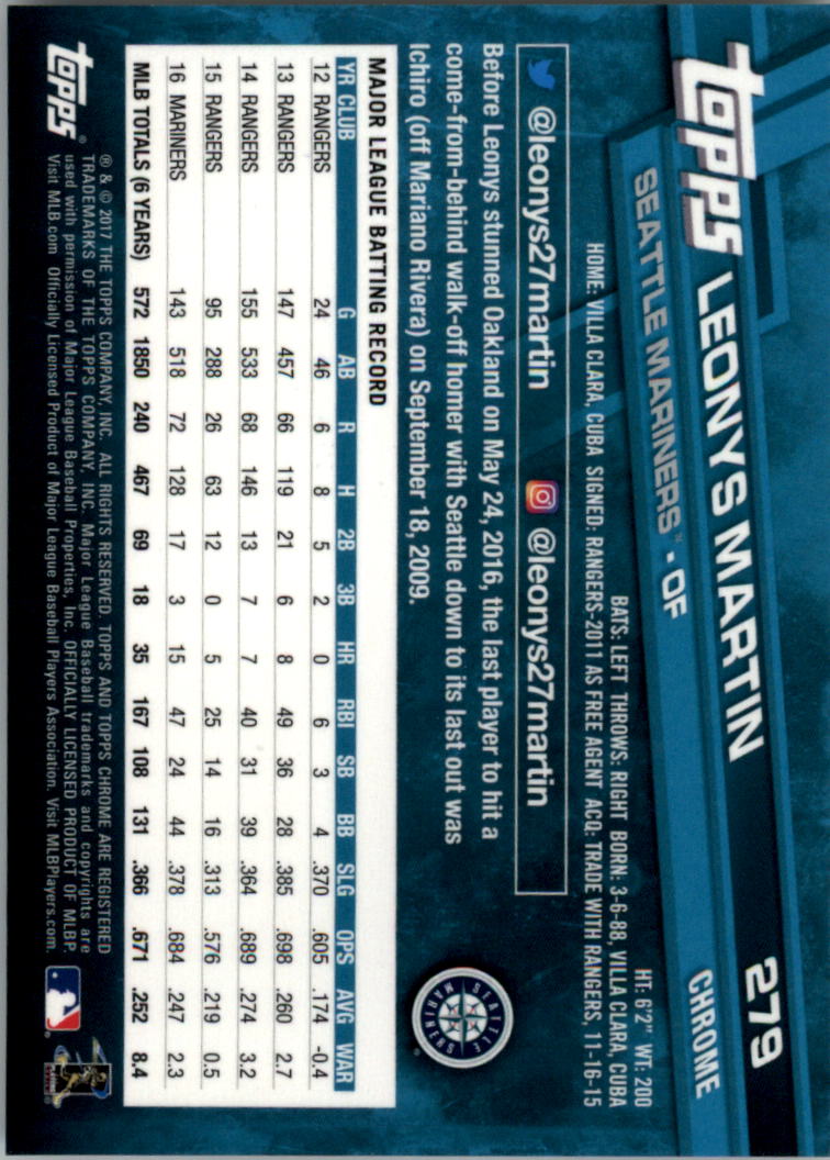 Béisbol Topps 2017 cromo edición zafiro 201-300 tú eliges - Imagen 159 de 197
