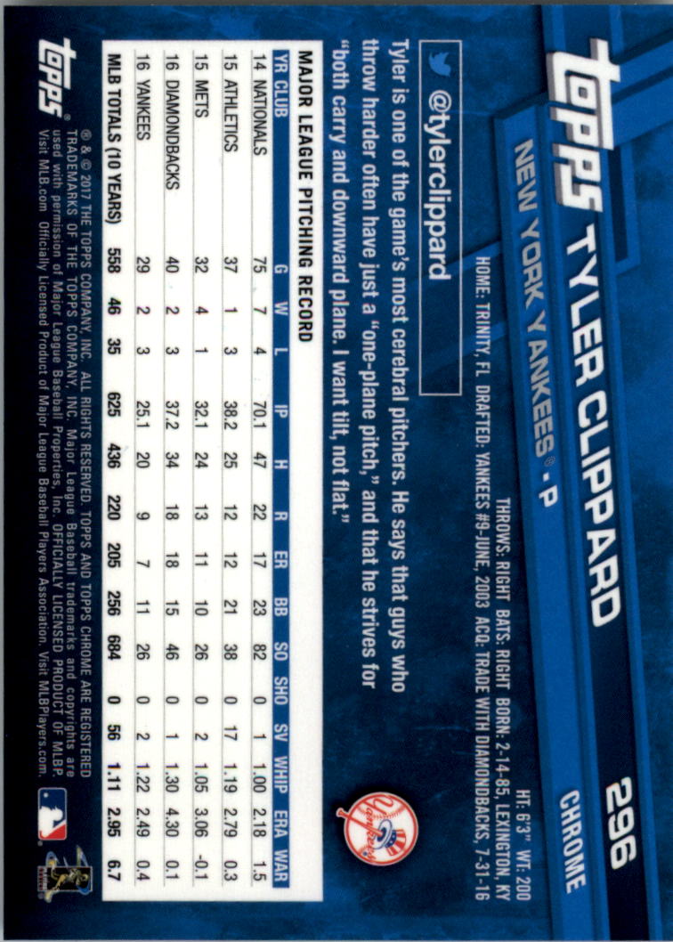Béisbol Topps 2017 cromo edición zafiro 201-300 tú eliges - Imagen 189 de 197