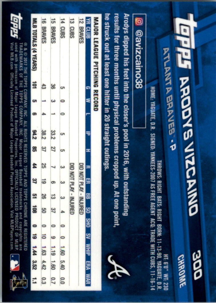 Béisbol Topps 2017 cromo edición zafiro 201-300 tú eliges - Imagen 197 de 197