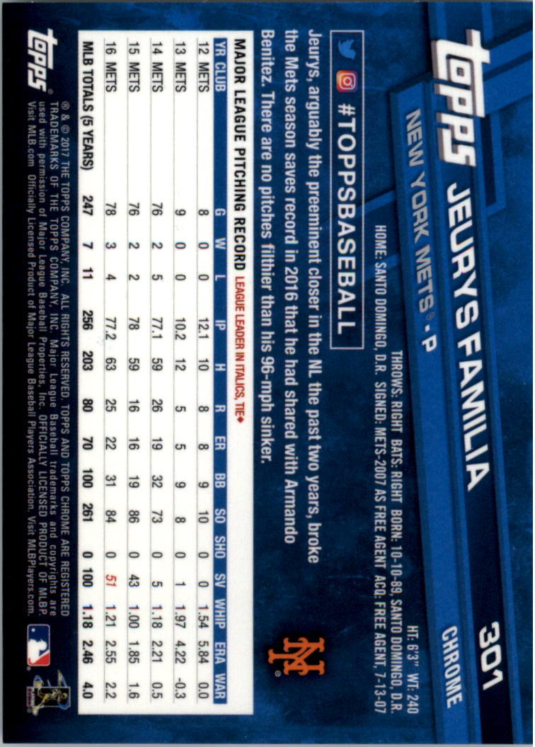 Béisbol 301-400 2017 cromo edición zafiro 301-400 tú eliges - Imagen 3 de 197
