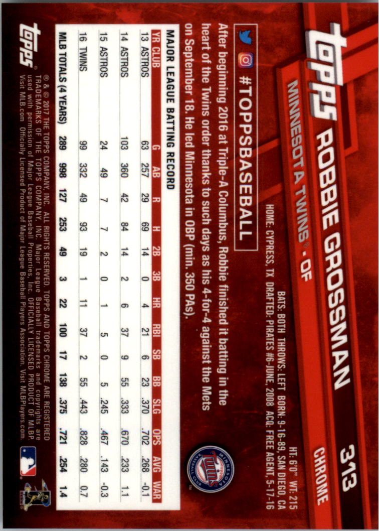 Béisbol 301-400 2017 cromo edición zafiro 301-400 tú eliges - Imagen 27 de 197