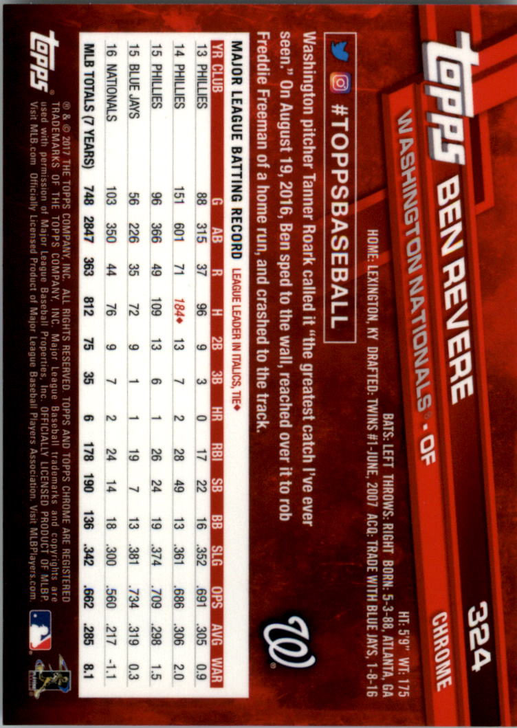 Béisbol 301-400 2017 cromo edición zafiro 301-400 tú eliges - Imagen 47 de 197