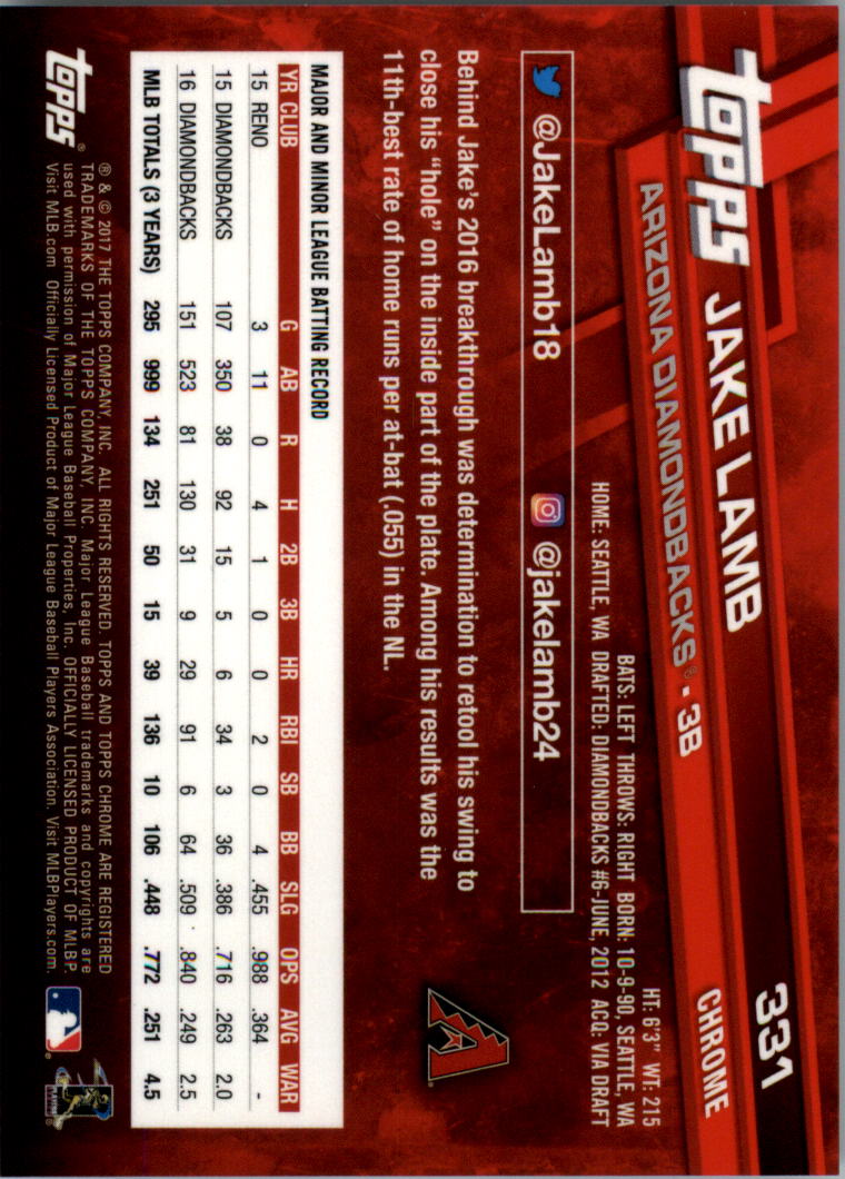 Béisbol 301-400 2017 cromo edición zafiro 301-400 tú eliges - Imagen 61 de 197