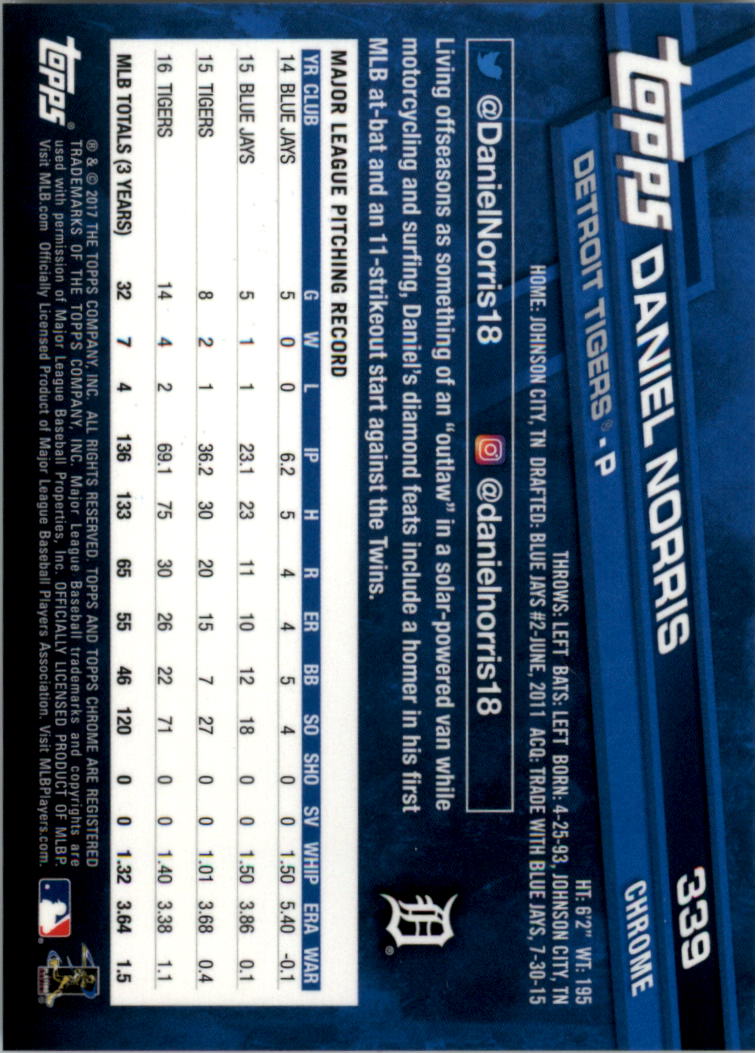 Béisbol 301-400 2017 cromo edición zafiro 301-400 tú eliges - Imagen 77 de 197