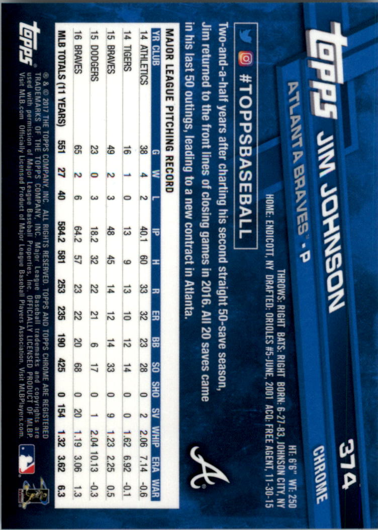 Béisbol 301-400 2017 cromo edición zafiro 301-400 tú eliges - Imagen 145 de 197