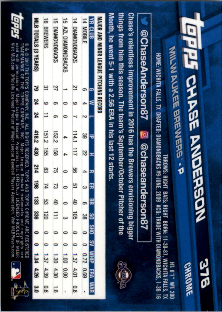Béisbol 301-400 2017 cromo edición zafiro 301-400 tú eliges - Imagen 149 de 197