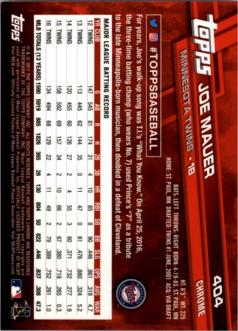 Béisbol Topps 2017 cromo edición zafiro 401-500 tú eliges - Imagen 9 de 201