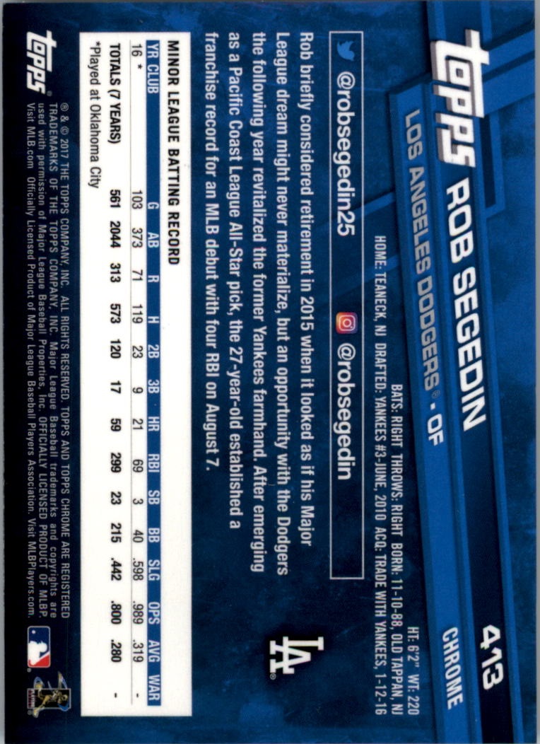 Béisbol Topps 2017 cromo edición zafiro 401-500 tú eliges - Imagen 27 de 201