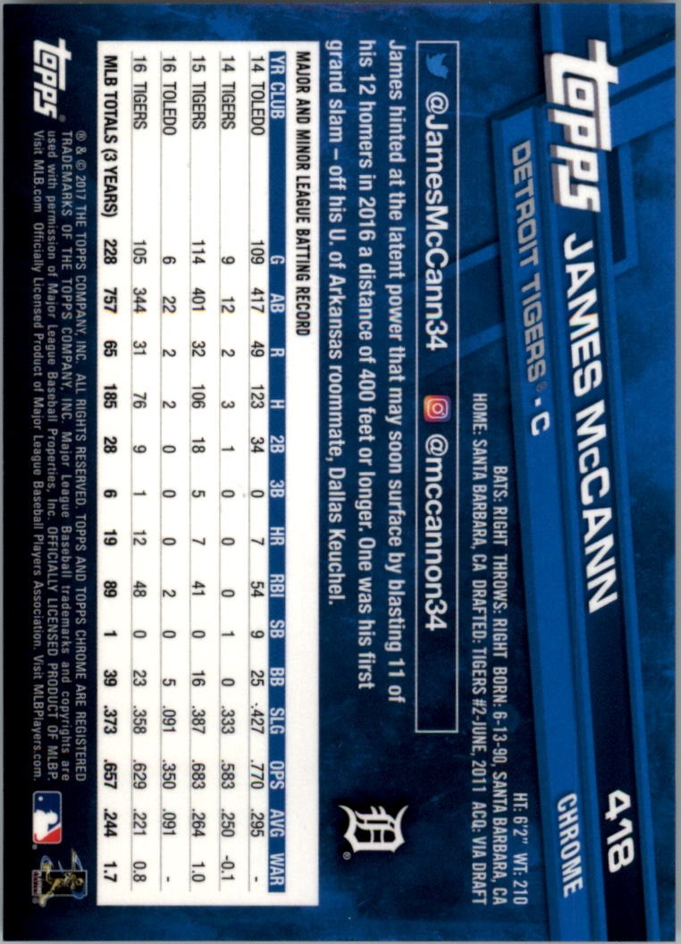 Béisbol Topps 2017 cromo edición zafiro 401-500 tú eliges - Imagen 37 de 201