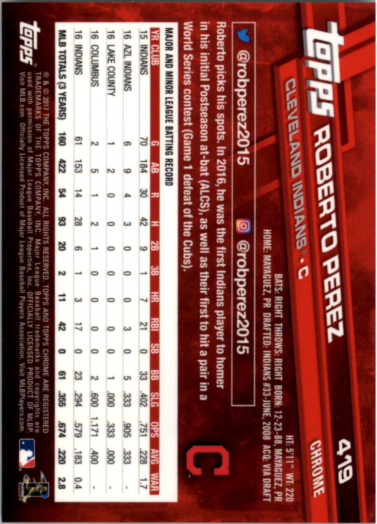 Béisbol Topps 2017 cromo edición zafiro 401-500 tú eliges - Imagen 39 de 201