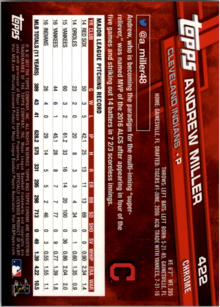 Béisbol Topps 2017 cromo edición zafiro 401-500 tú eliges - Imagen 45 de 201