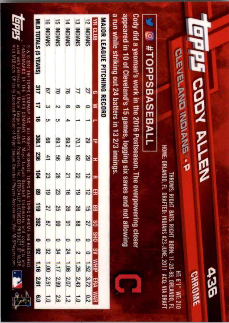 Béisbol Topps 2017 cromo edición zafiro 401-500 tú eliges - Imagen 73 de 201