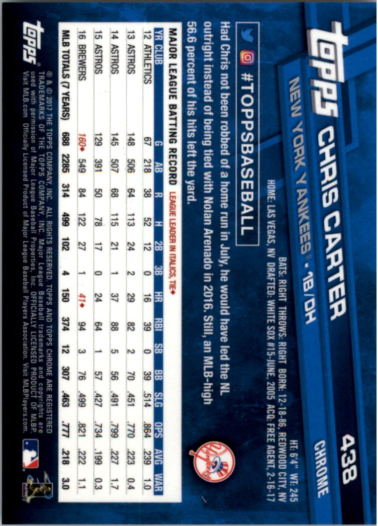 Béisbol Topps 2017 cromo edición zafiro 401-500 tú eliges - Imagen 77 de 201