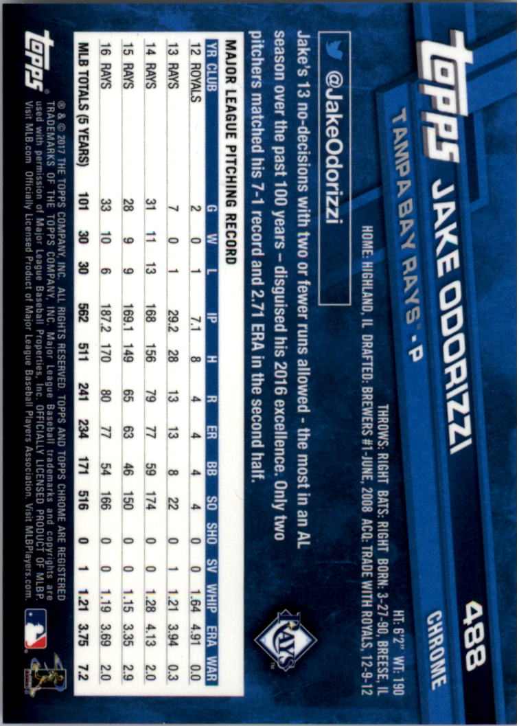 Béisbol Topps 2017 cromo edición zafiro 401-500 tú eliges - Imagen 177 de 201