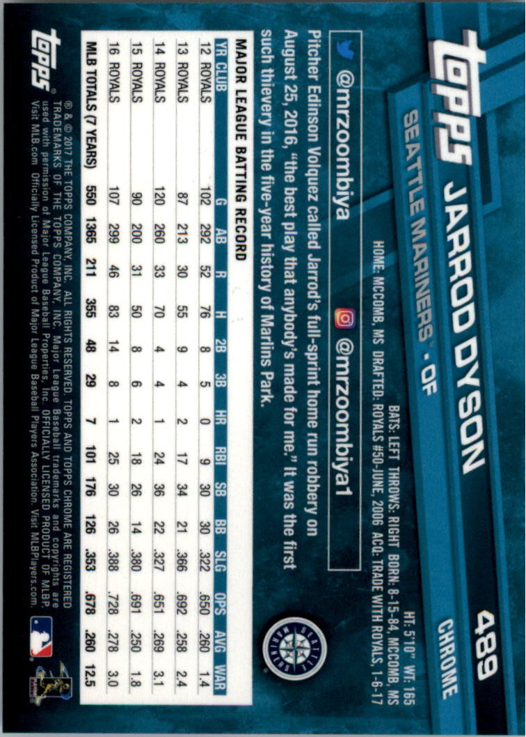 Béisbol Topps 2017 cromo edición zafiro 401-500 tú eliges - Imagen 179 de 201