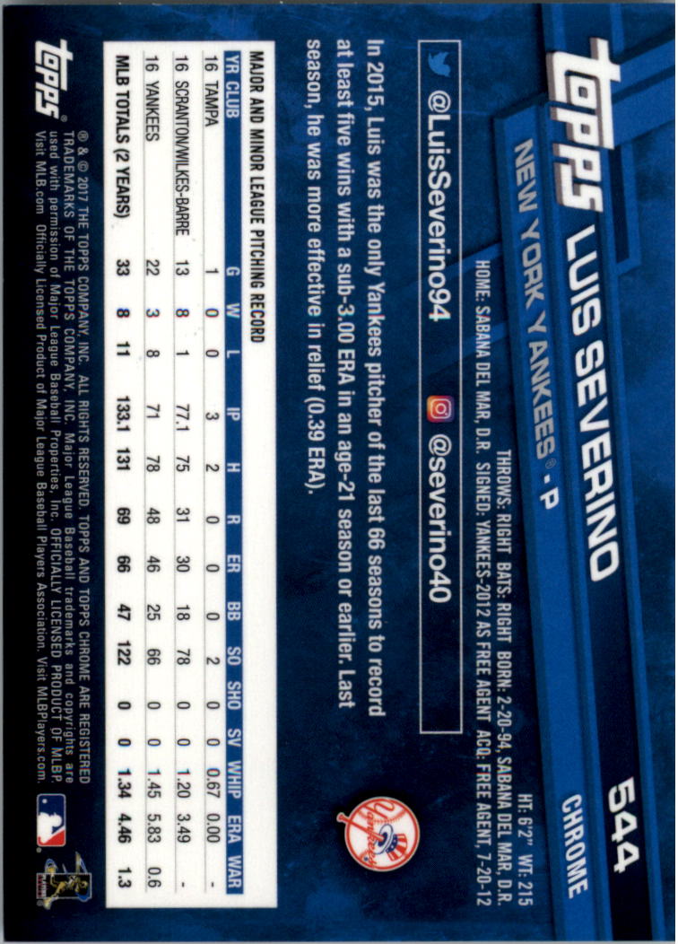 Béisbol 501-600 2017 cromo edición zafiro 501-600 tú eliges - Imagen 89 de 201