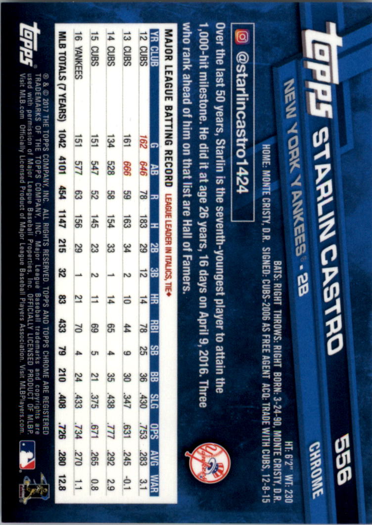 Béisbol 501-600 2017 cromo edición zafiro 501-600 tú eliges - Imagen 113 de 201