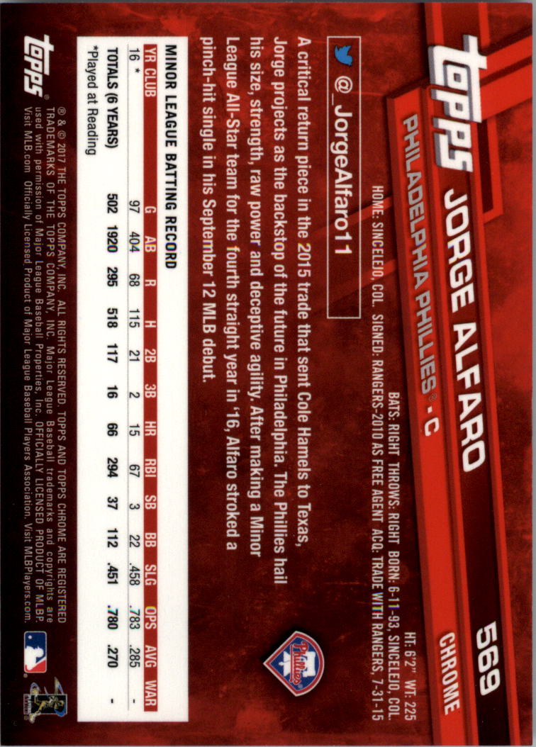 Béisbol 501-600 2017 cromo edición zafiro 501-600 tú eliges - Imagen 139 de 201