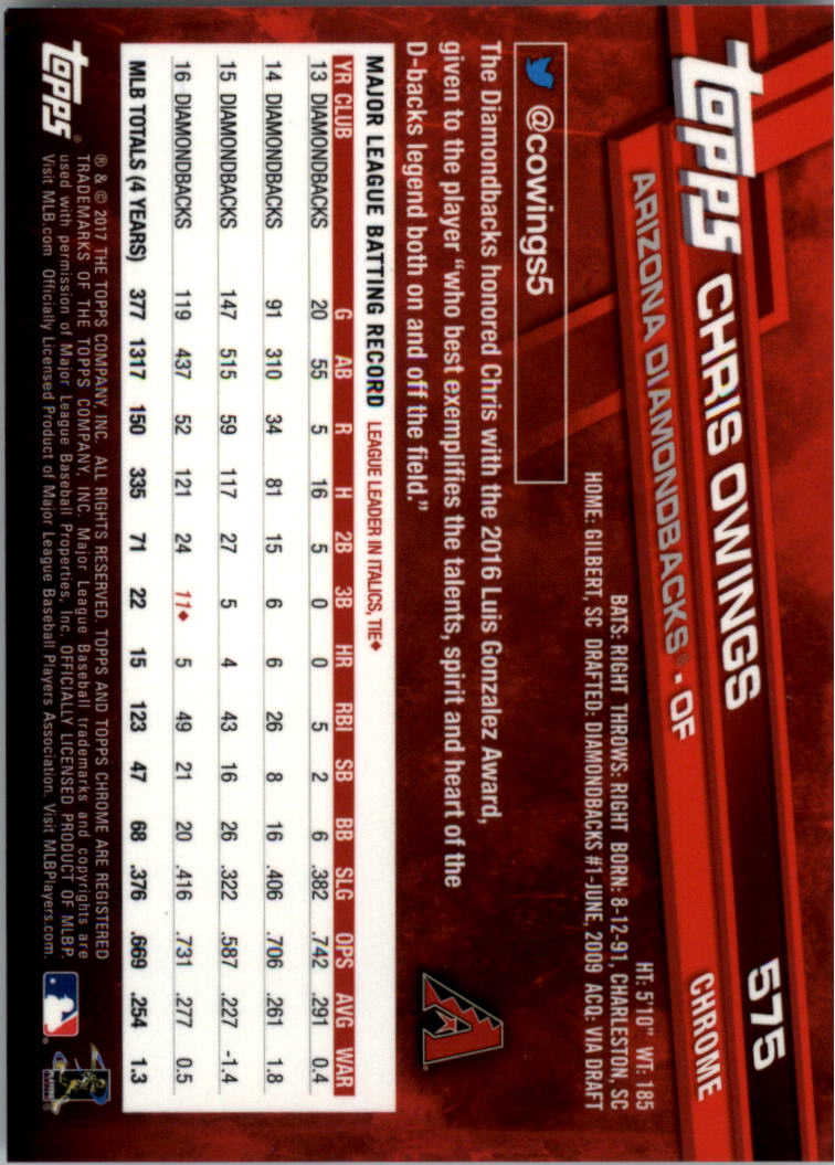 Béisbol 501-600 2017 cromo edición zafiro 501-600 tú eliges - Imagen 151 de 201