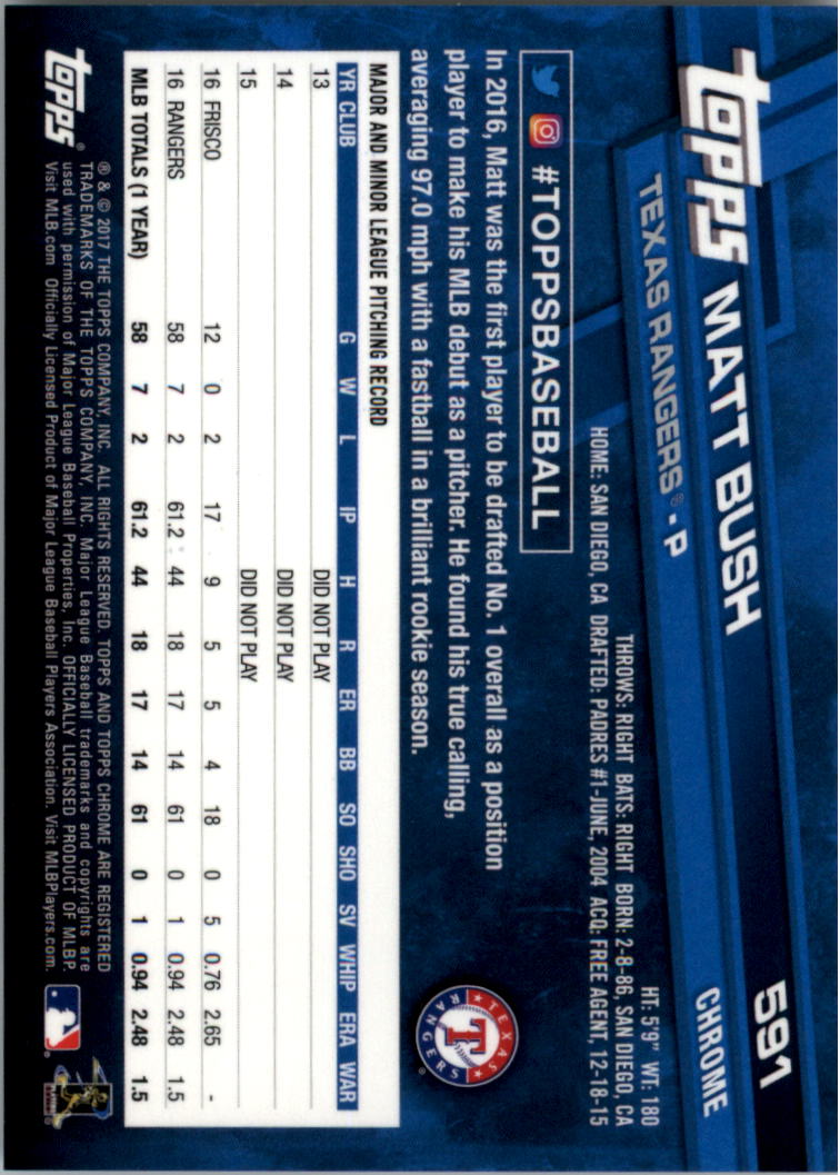 Béisbol 501-600 2017 cromo edición zafiro 501-600 tú eliges - Imagen 183 de 201
