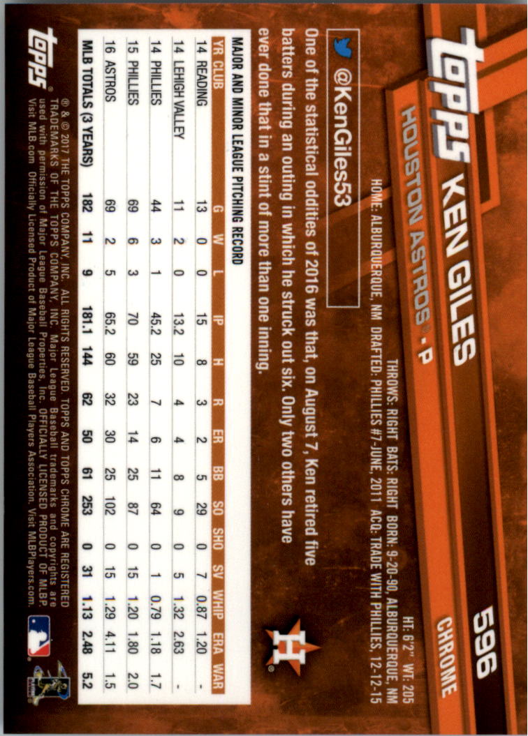 Béisbol 501-600 2017 cromo edición zafiro 501-600 tú eliges - Imagen 193 de 201