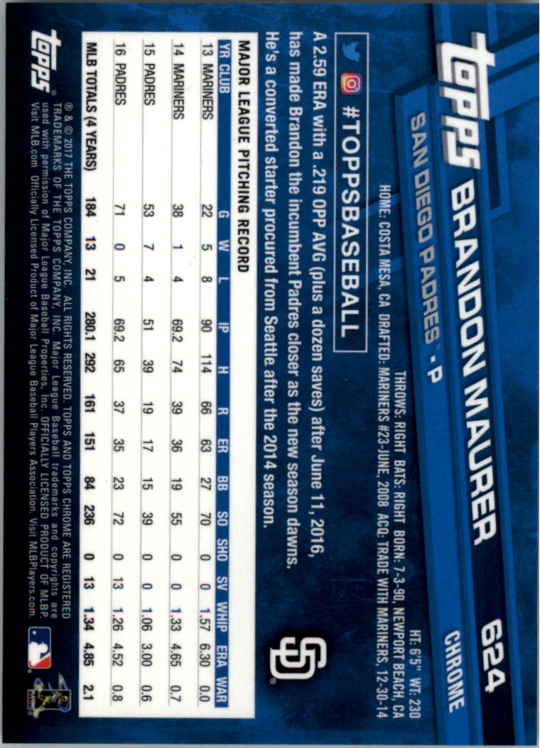 Topps Chrome Sapphire Edition 601-700 2017 tú eliges - Imagen 49 de 199