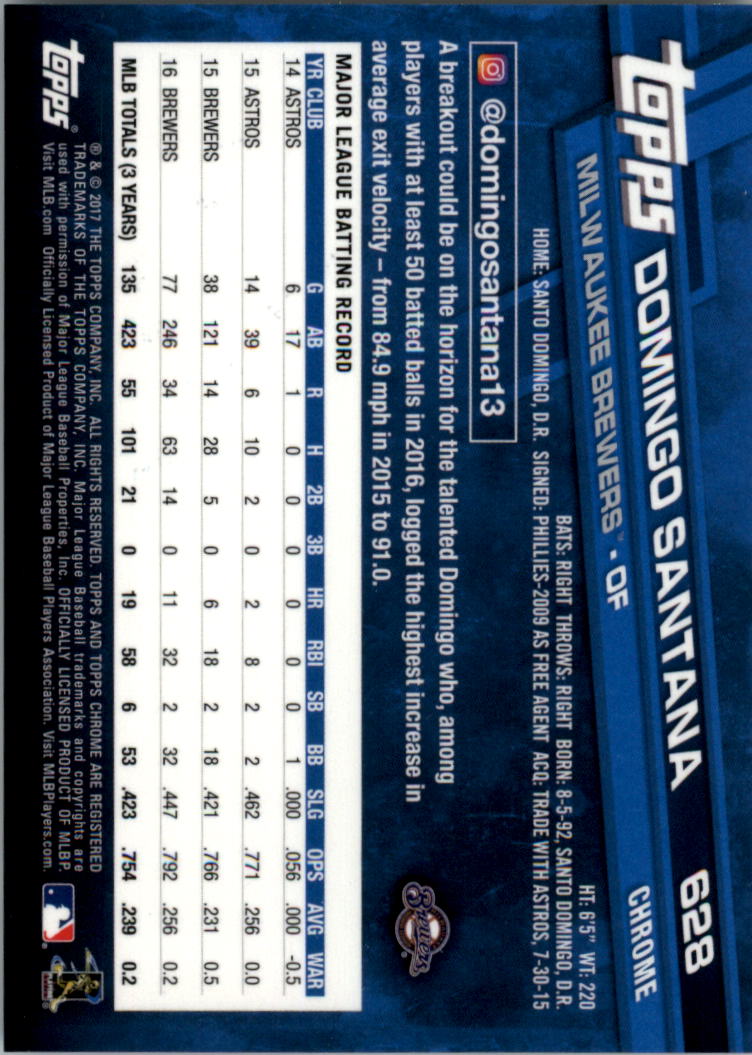 Topps Chrome Sapphire Edition 601-700 2017 tú eliges - Imagen 57 de 199