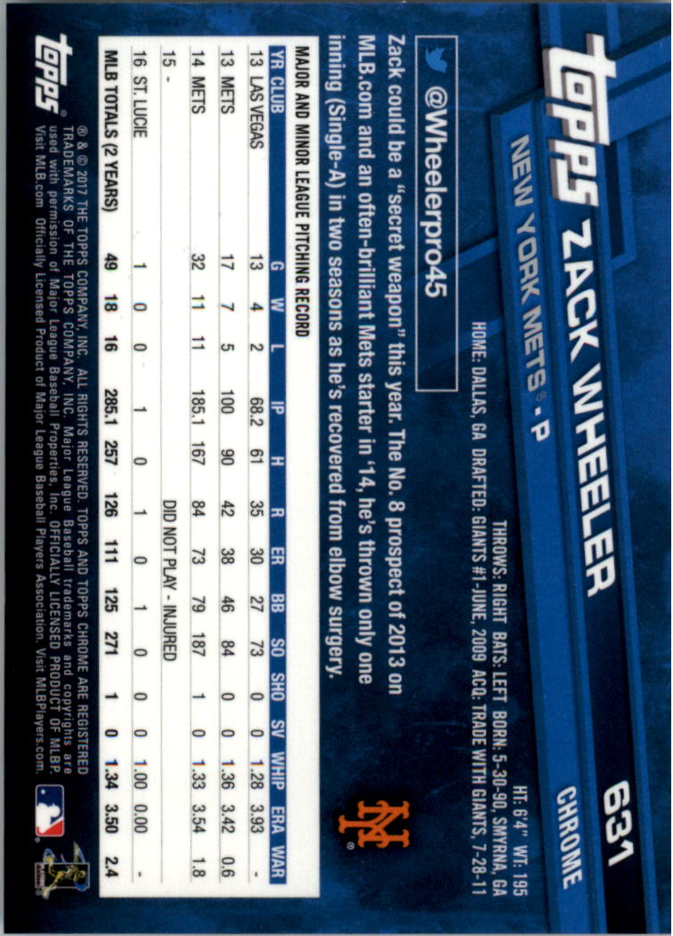 Topps Chrome Sapphire Edition 601-700 2017 tú eliges - Imagen 63 de 199