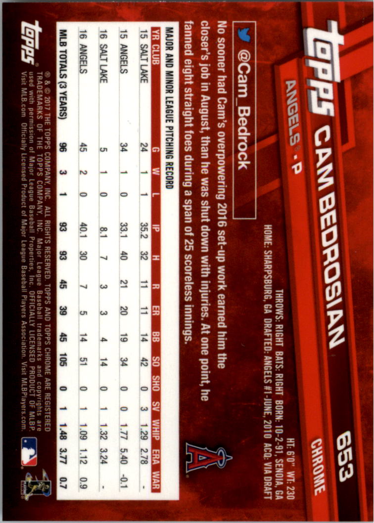 Topps Chrome Sapphire Edition 601-700 2017 tú eliges - Imagen 107 de 199