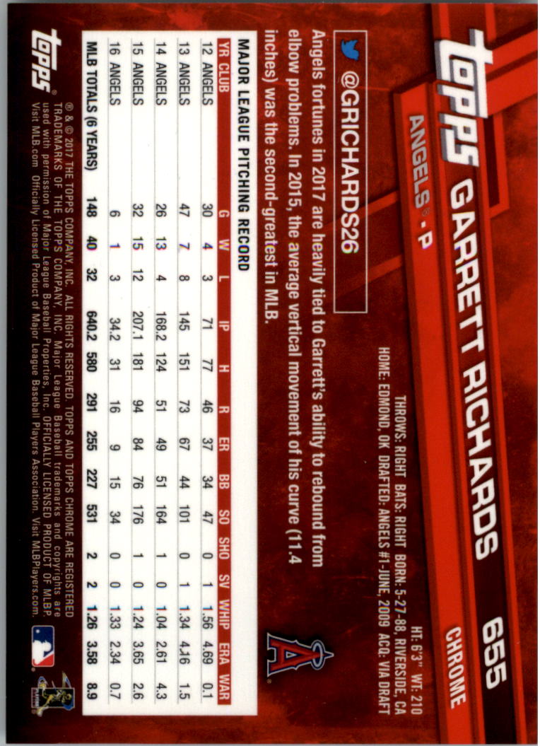 Topps Chrome Sapphire Edition 601-700 2017 tú eliges - Imagen 111 de 199