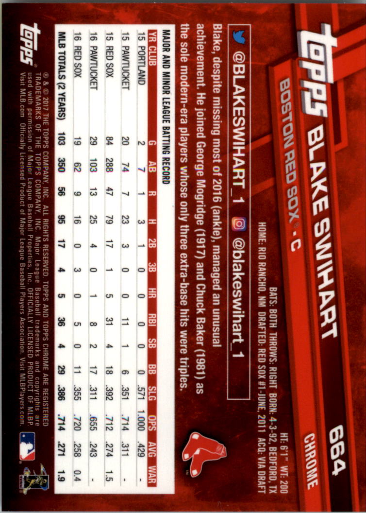 Topps Chrome Sapphire Edition 601-700 2017 tú eliges - Imagen 129 de 199