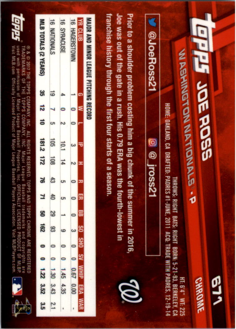 Topps Chrome Sapphire Edition 601-700 2017 tú eliges - Imagen 143 de 199