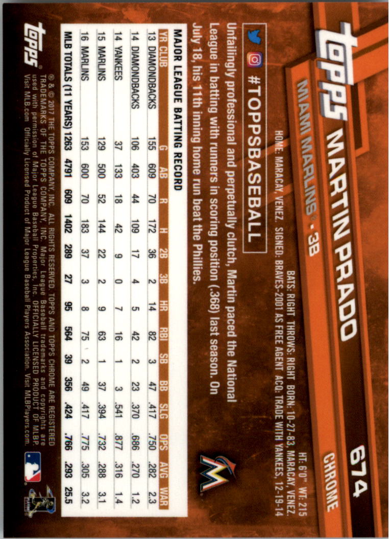 Topps Chrome Sapphire Edition 601-700 2017 tú eliges - Imagen 149 de 199