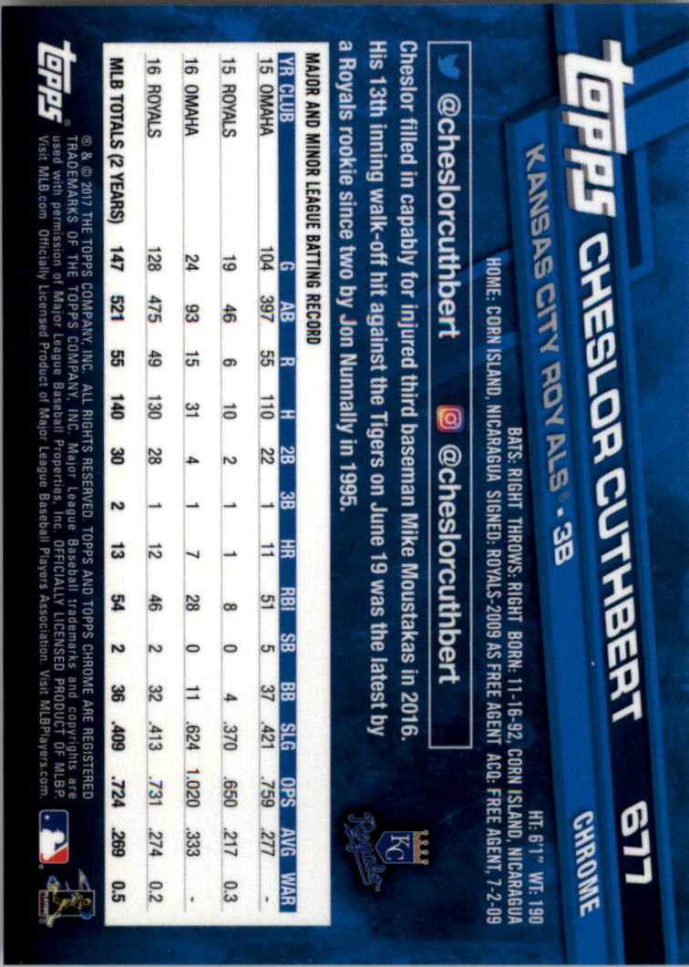 Topps Chrome Sapphire Edition 601-700 2017 tú eliges - Imagen 153 de 199