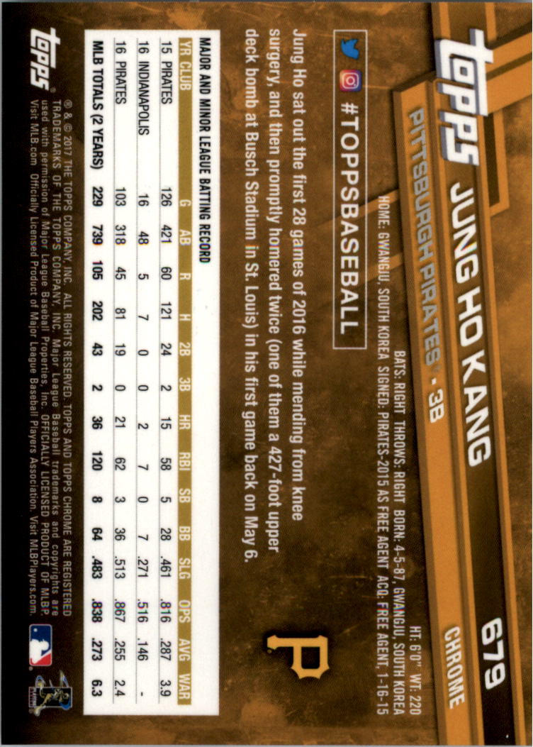 Topps Chrome Sapphire Edition 601-700 2017 tú eliges - Imagen 157 de 199
