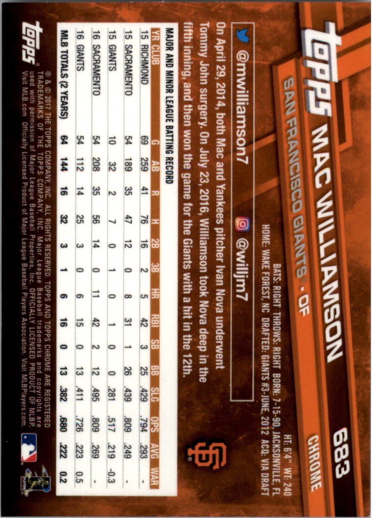 Topps Chrome Sapphire Edition 601-700 2017 tú eliges - Imagen 165 de 199