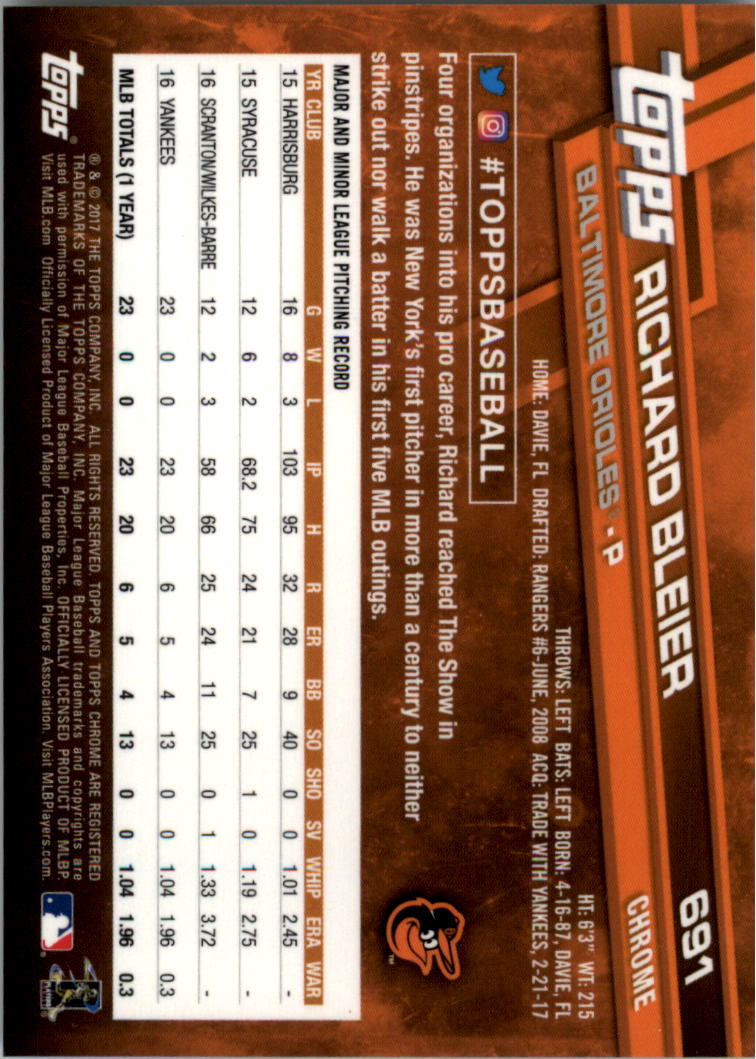 Topps Chrome Sapphire Edition 601-700 2017 tú eliges - Imagen 181 de 199