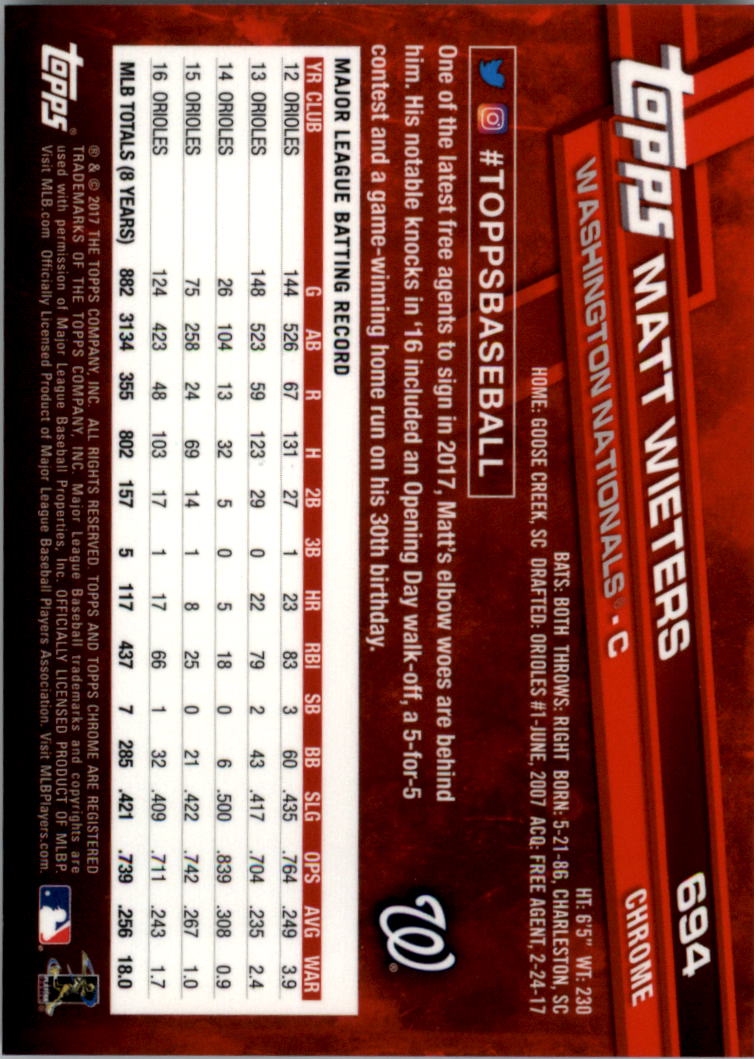 Topps Chrome Sapphire Edition 601-700 2017 tú eliges - Imagen 187 de 199