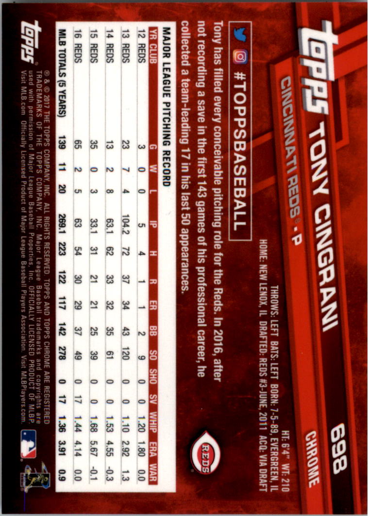 Topps Chrome Sapphire Edition 601-700 2017 tú eliges - Imagen 195 de 199