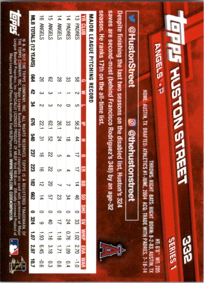 Mini béisbol Topps On Demand 301-400 2017 tú eliges - Imagen 45 de 120