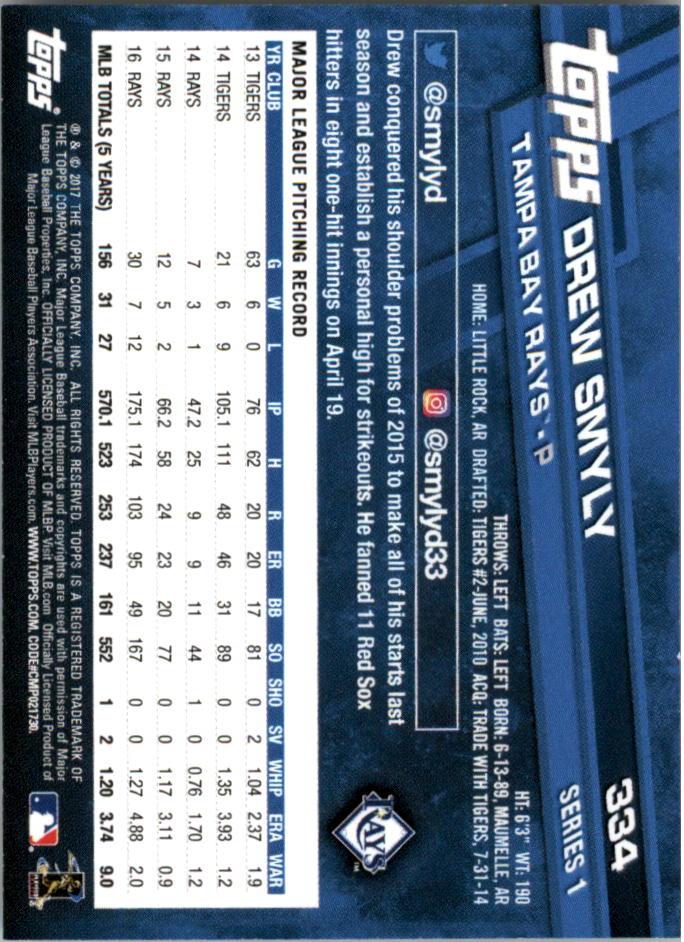 Mini béisbol Topps On Demand 301-400 2017 tú eliges - Imagen 47 de 120