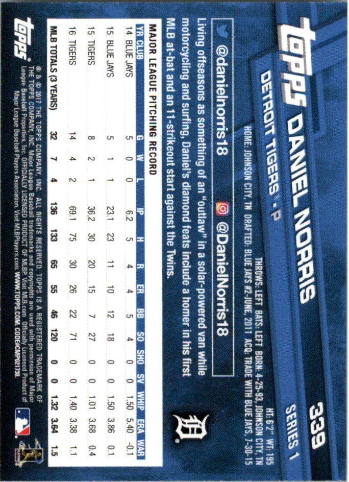 Mini béisbol Topps On Demand 301-400 2017 tú eliges - Imagen 53 de 120