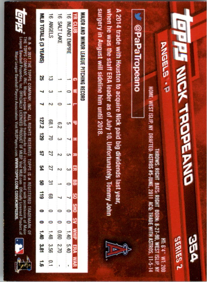 Mini béisbol Topps On Demand 301-400 2017 tú eliges - Imagen 65 de 120