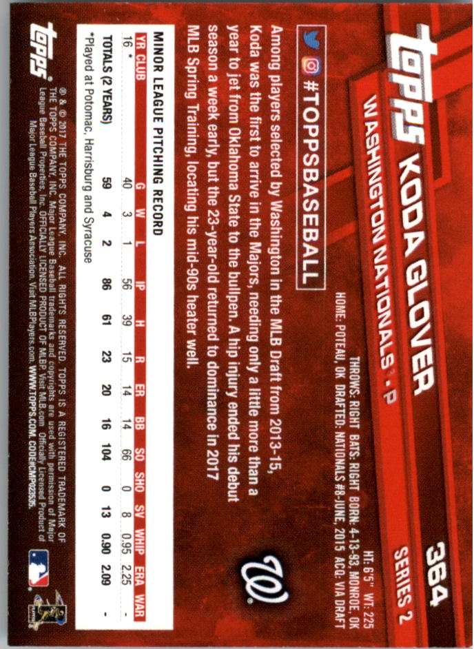 Mini béisbol Topps On Demand 301-400 2017 tú eliges - Imagen 81 de 120