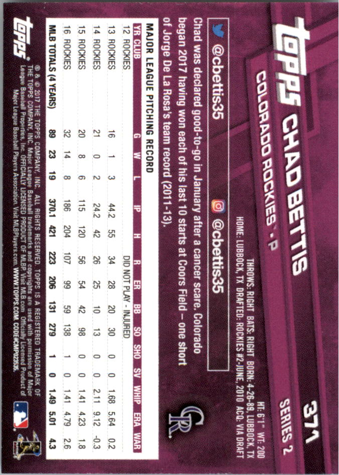 Mini béisbol Topps On Demand 301-400 2017 tú eliges - Imagen 91 de 120