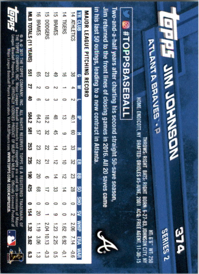 Mini béisbol Topps On Demand 301-400 2017 tú eliges - Imagen 95 de 120
