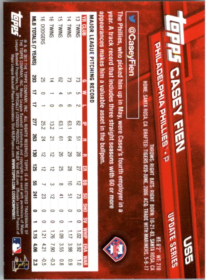 2017 Topps On Demand Mini Update Baseball US1-US100 YOU PICK - Picture 7 of 123