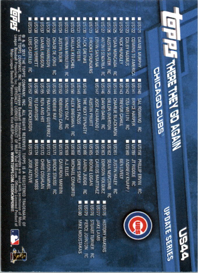 2017 Topps On Demand Mini Update Baseball US1-US100 YOU PICK - Picture 57 of 123