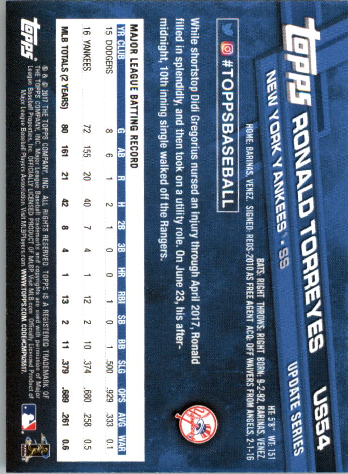 2017 Topps On Demand Mini Update Baseball US1-US100 YOU PICK - Picture 65 of 123
